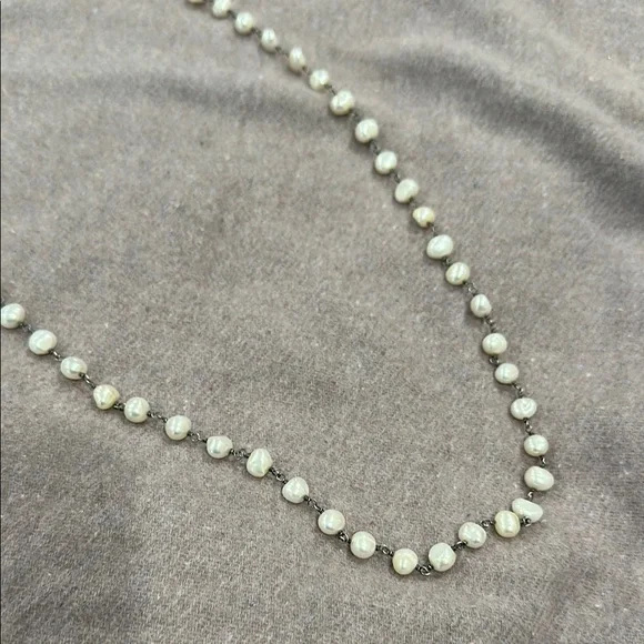 Silpada Elegant Silver Pearl Necklace - Picture 3 of 5